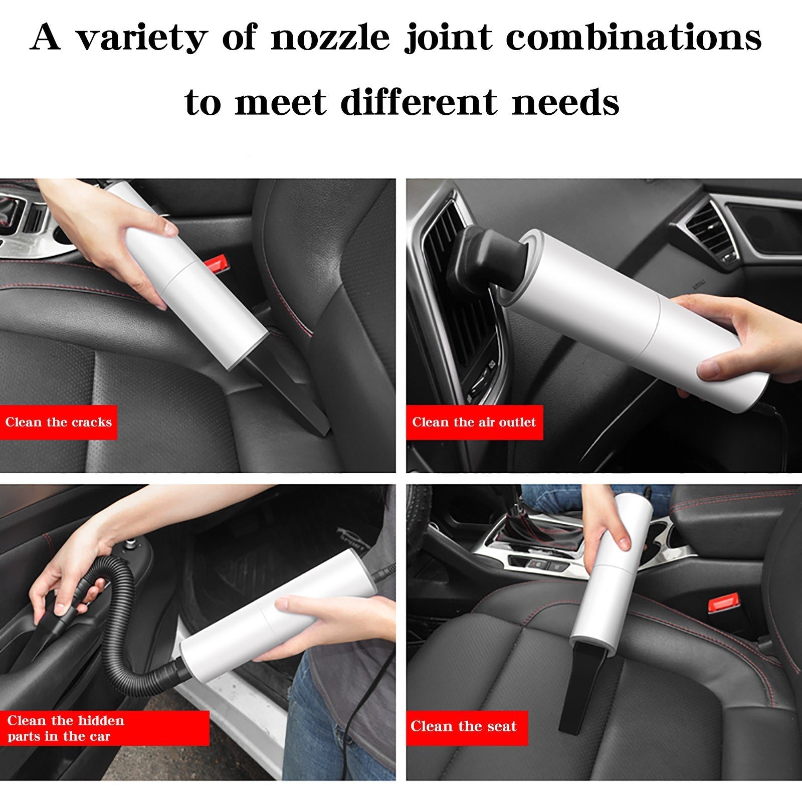 Portable Handheld Vacuum Cleaner and Car Charger